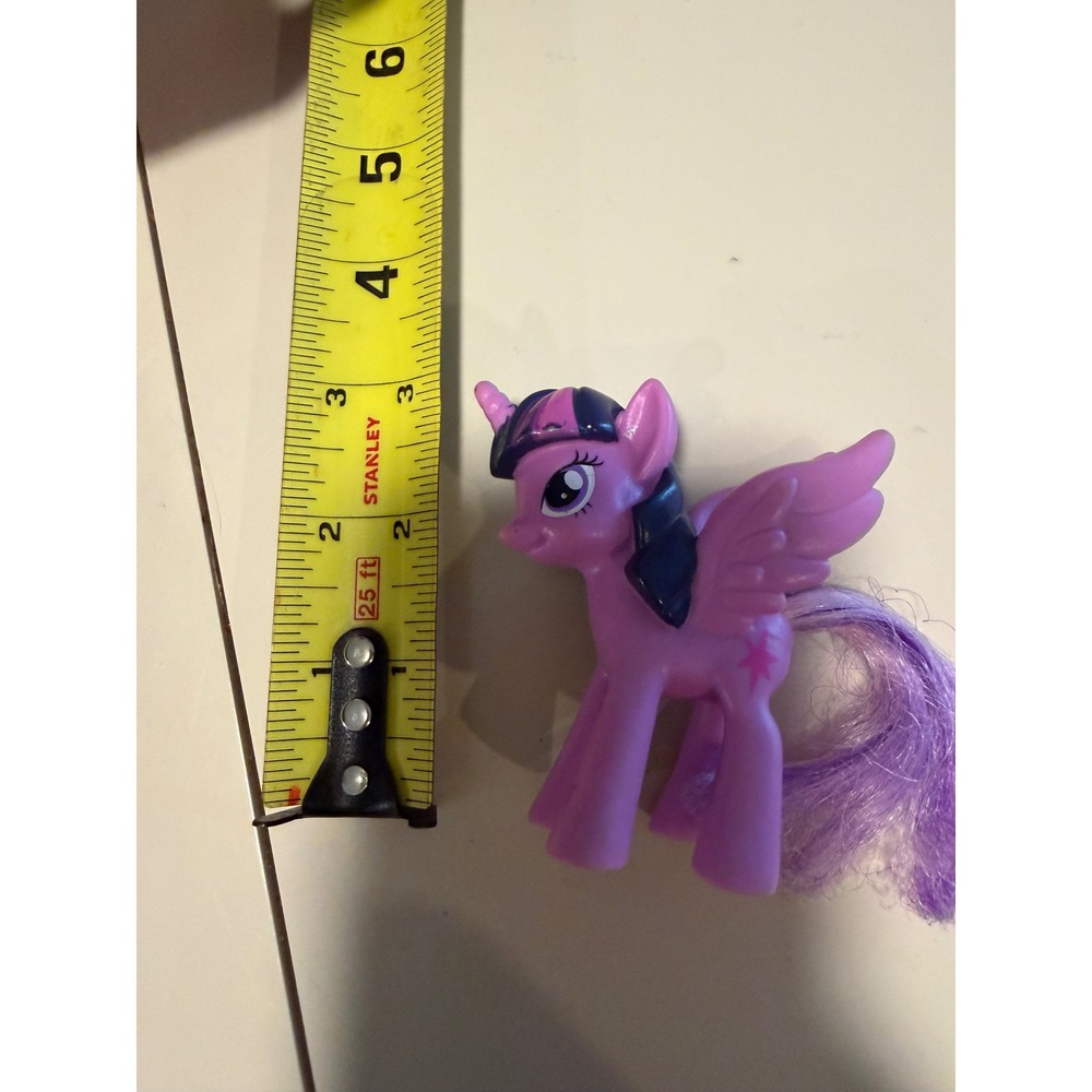 My Little Pony Twilight Sparkle Alicorn Figure Purple Pink Star Cutie Mark 3.5" - Picture 3 of 9